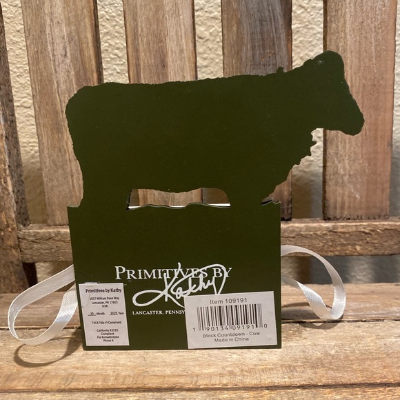 Cow Countdown Calendar To Spring Primitives By Kathy - Picture 9 of 11